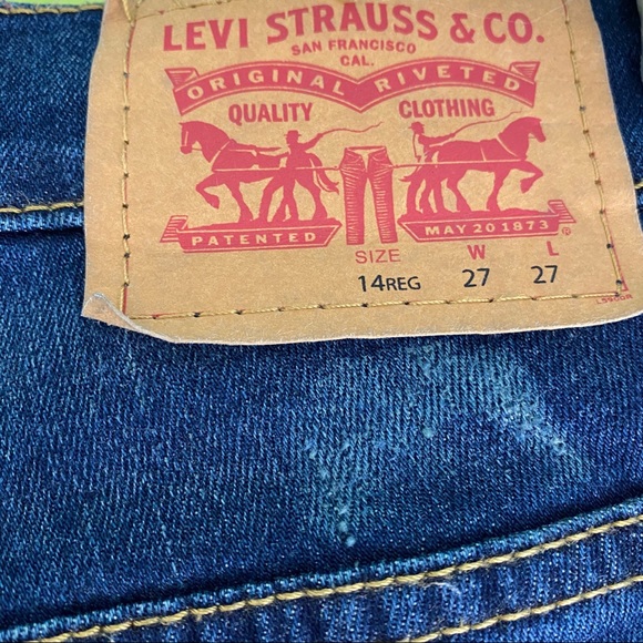 Levi’s 511 Slim Patchwork Jeans Size 27 x 27 - Picture 6 of 10